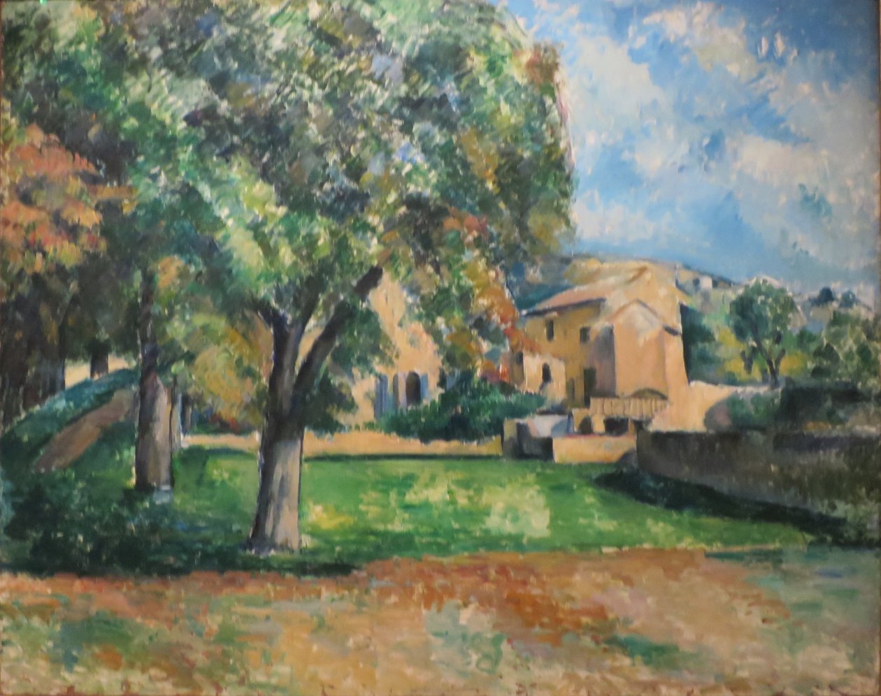 Kastanien und Bauernhof Jas de Bouffan von Paul Cézanne