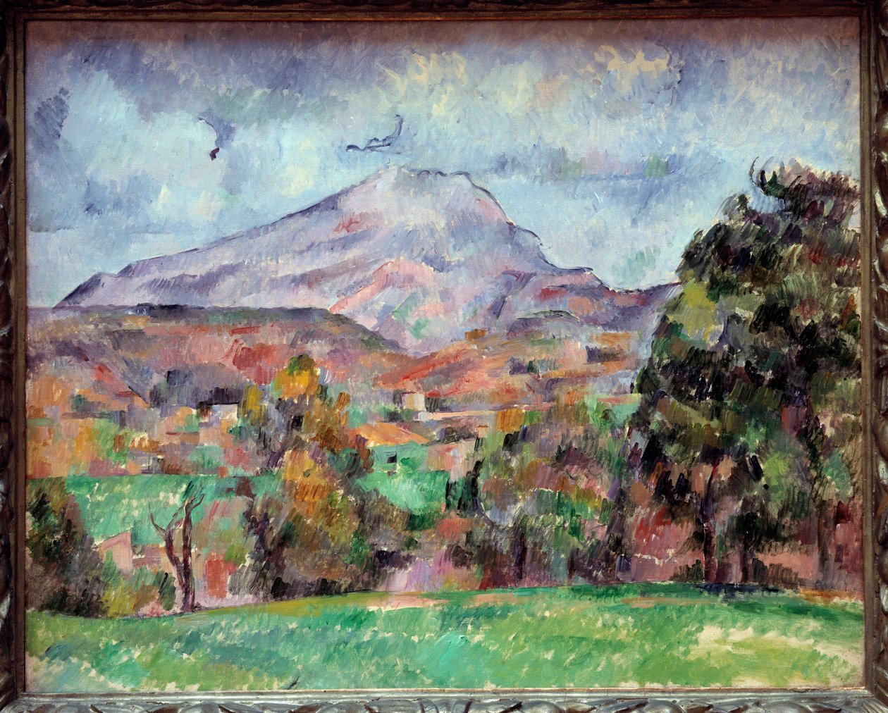 La montagne Sainte Victoire von Paul Cézanne