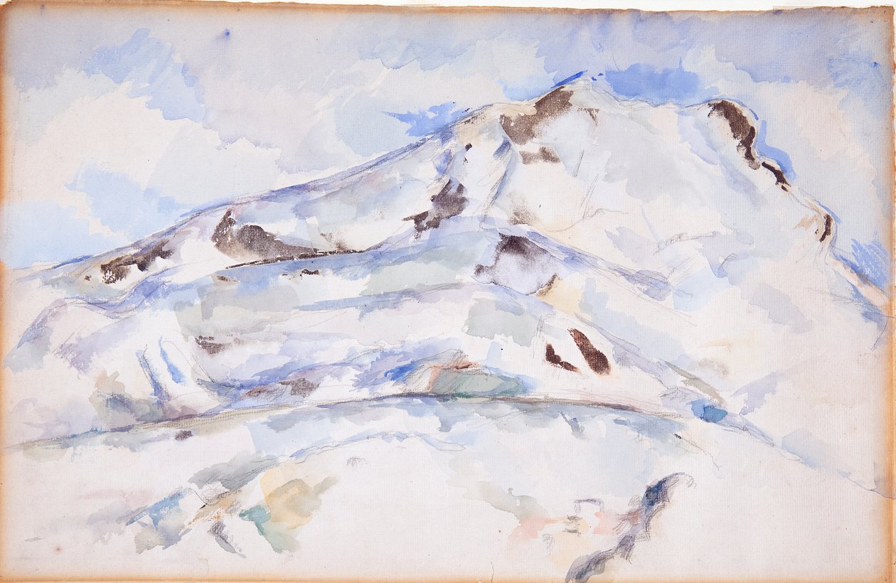 Mont Sainte-Victoire von Paul Cézanne