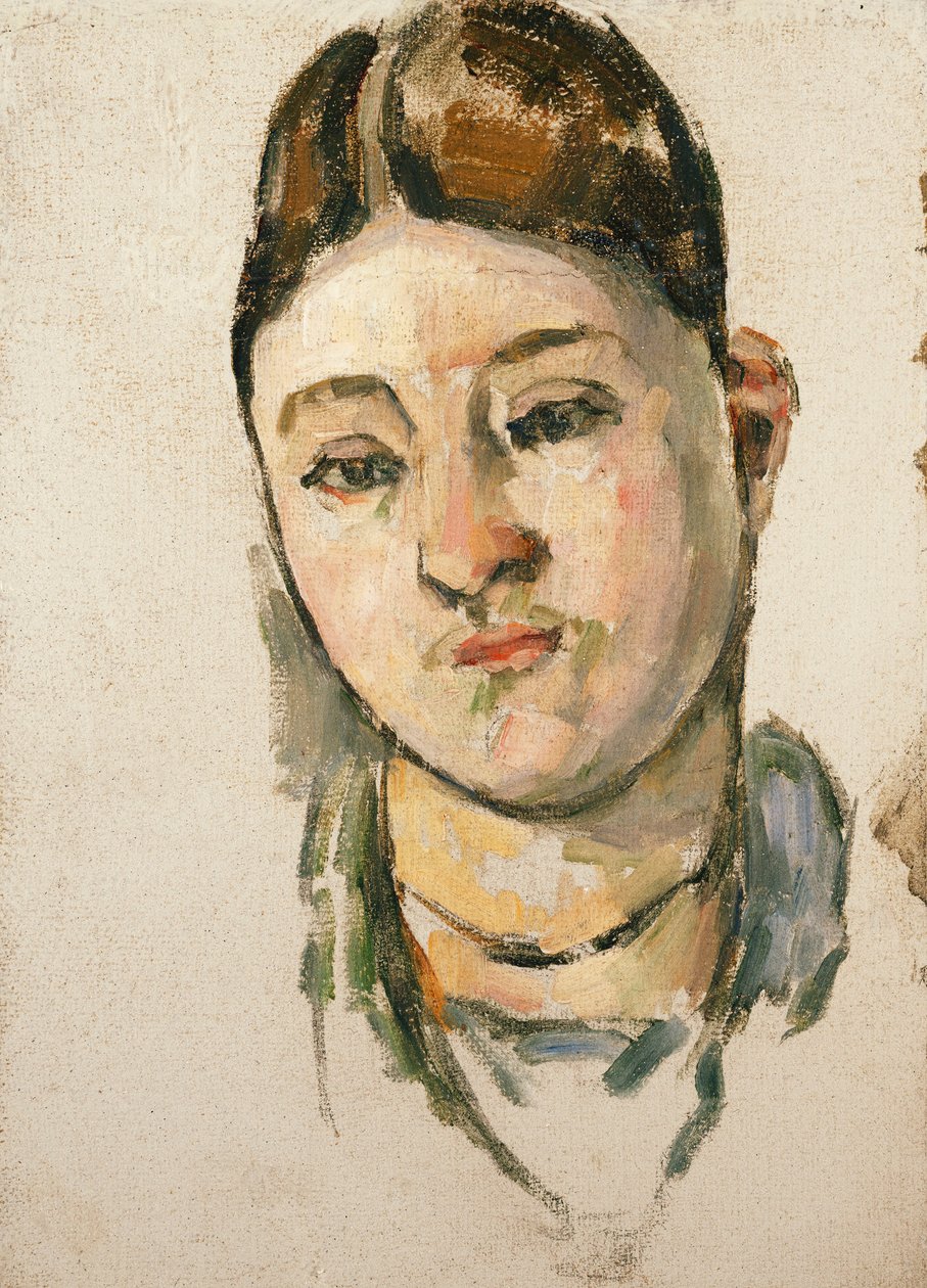 Porträt von Madame Cezanne von Paul Cézanne