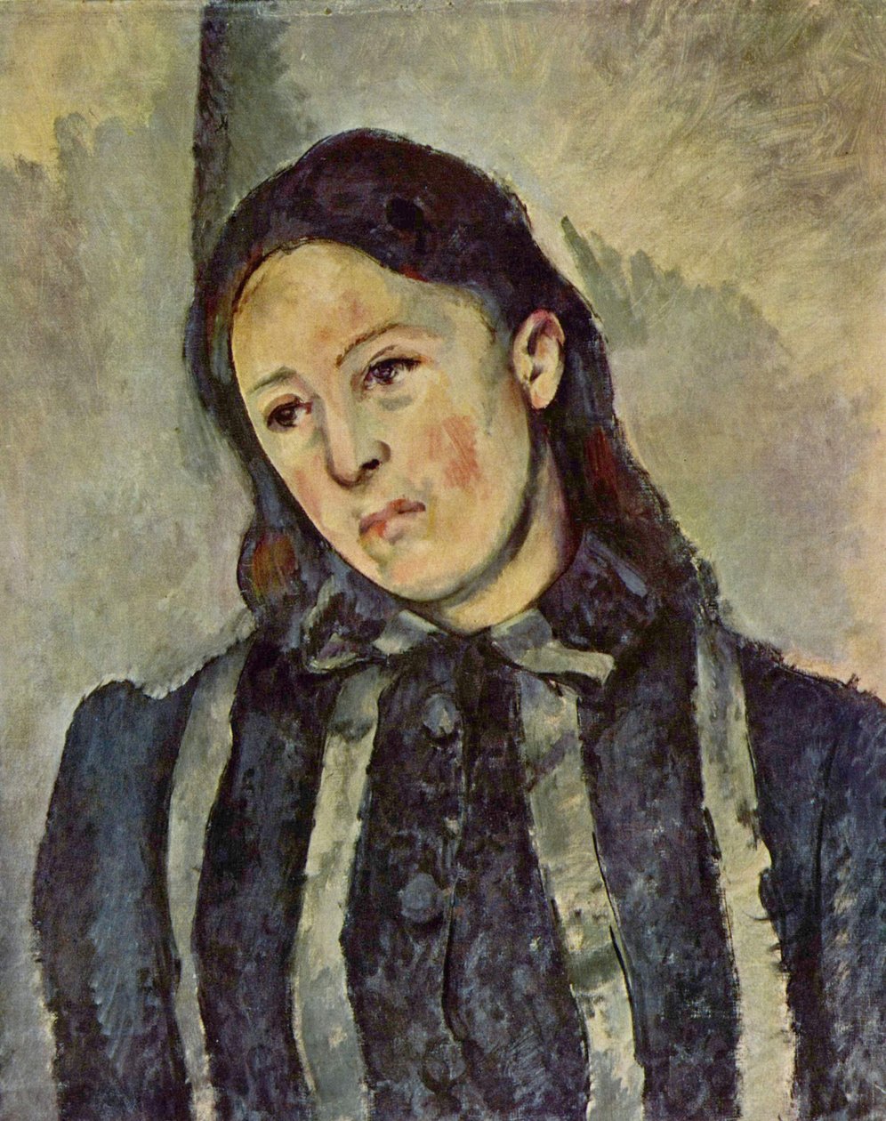Porträt von Madame Cézanne von Paul Cézanne