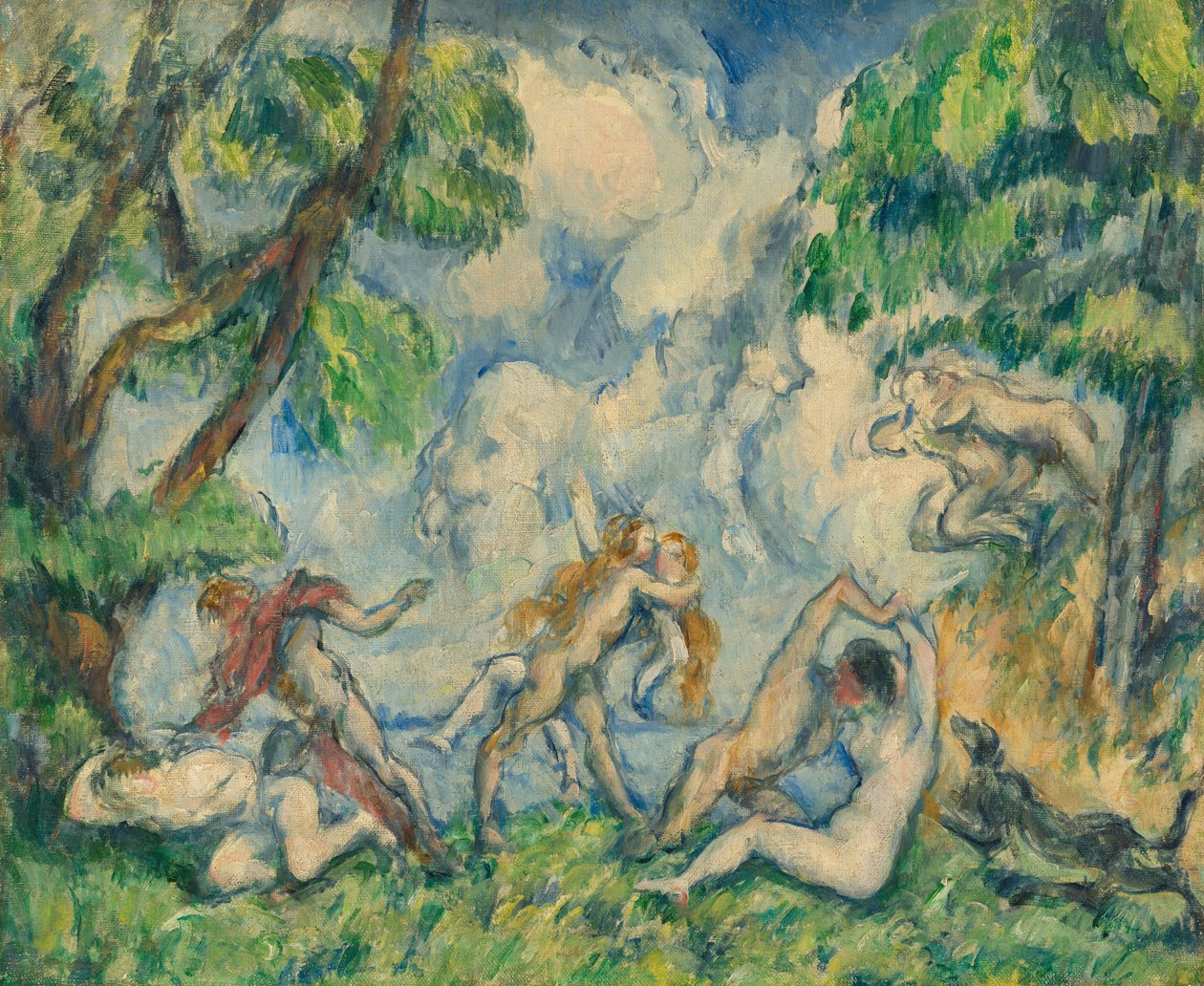 Die Schlacht der Liebe von Paul Cézanne