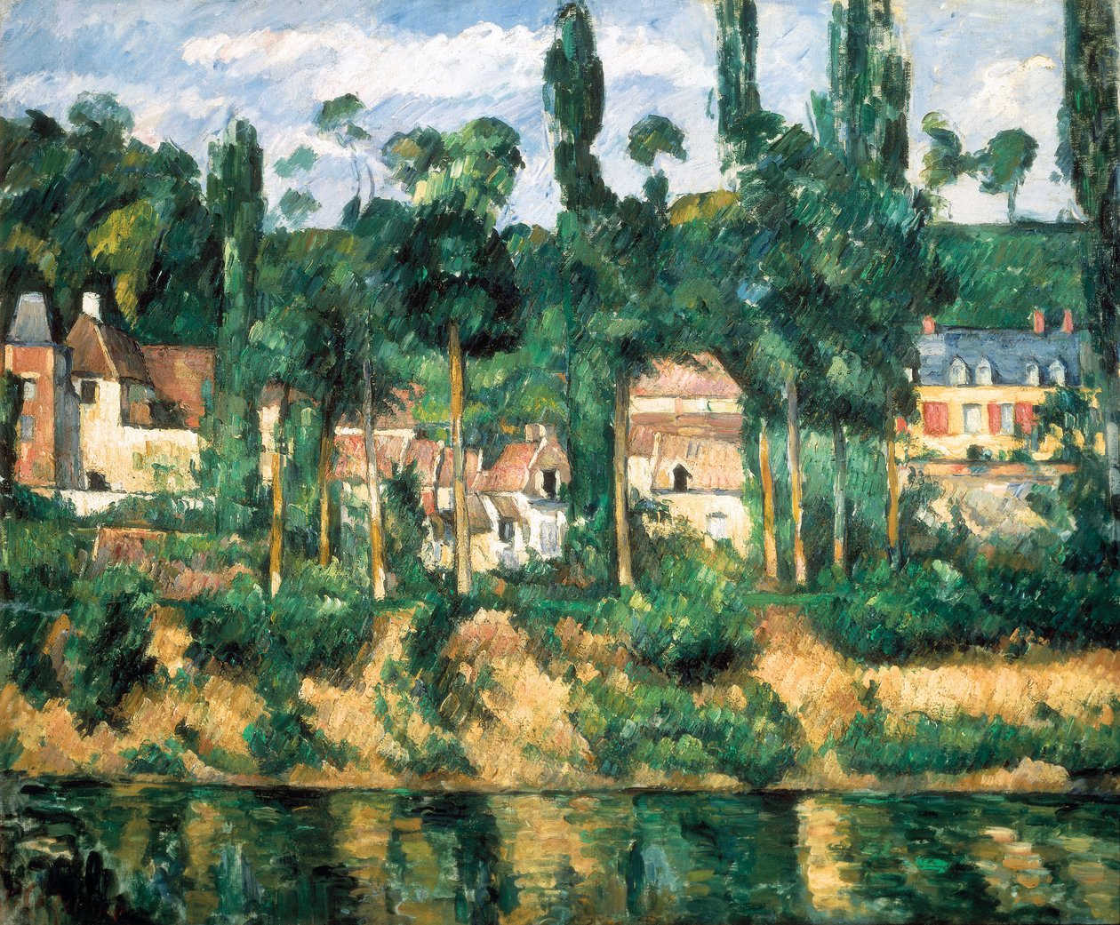 Das Schloss von Medan, um 1880 von Paul Cézanne
