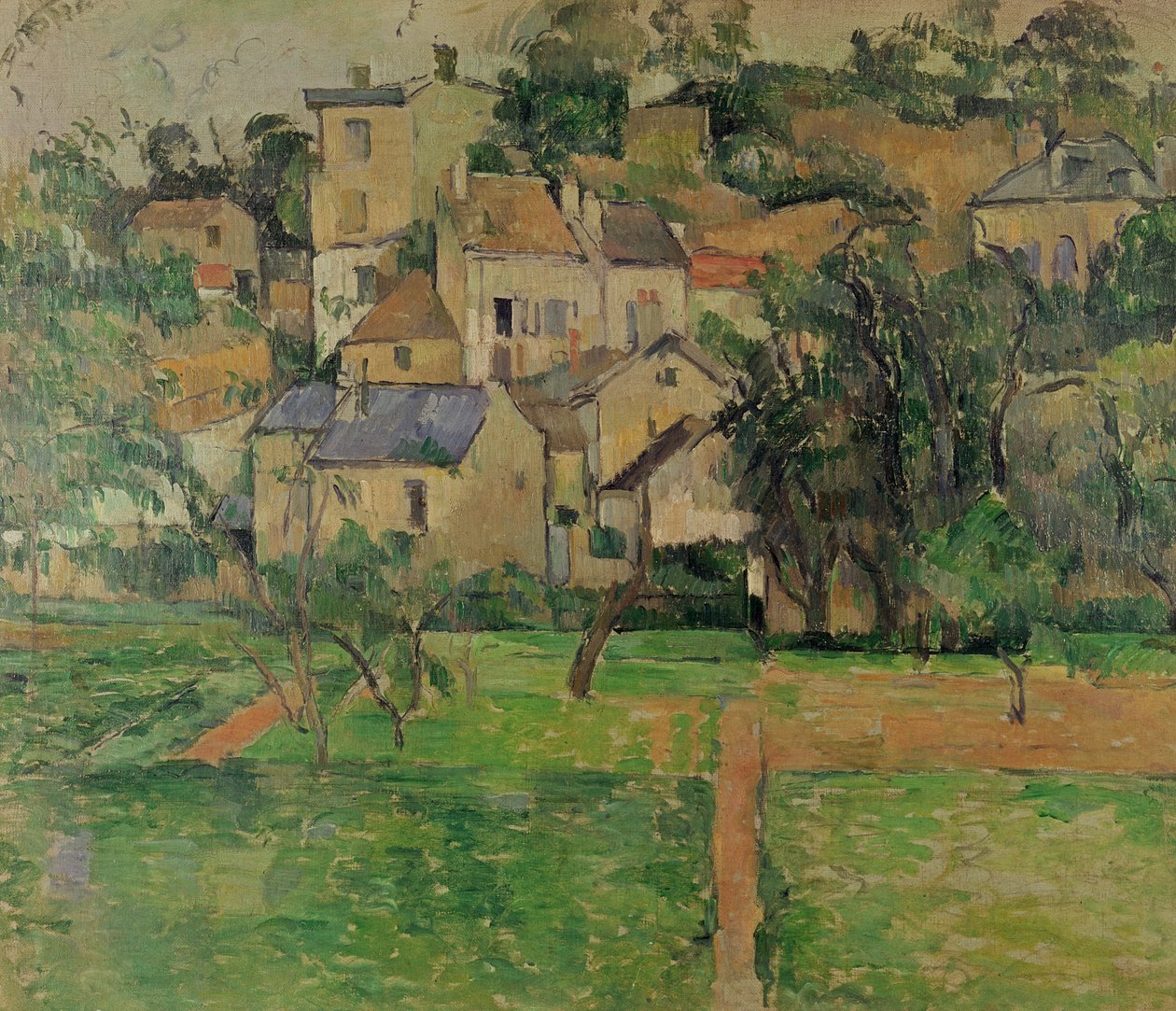 Die Einsiedelei bei Pontoise, 1884 von Paul Cézanne