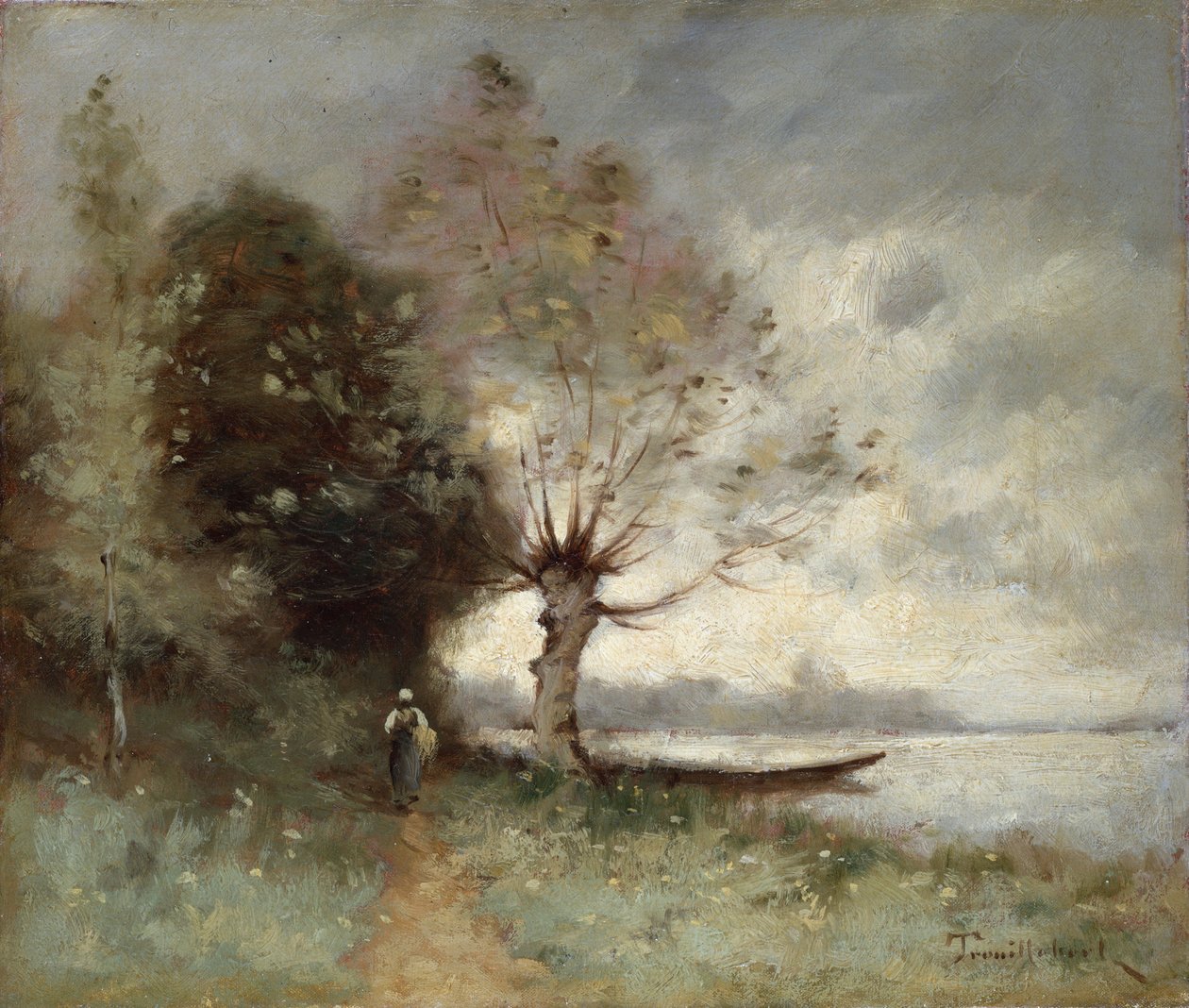 Ufer der Loire bei Chouze, 1893 von Paul Desire Trouillebert