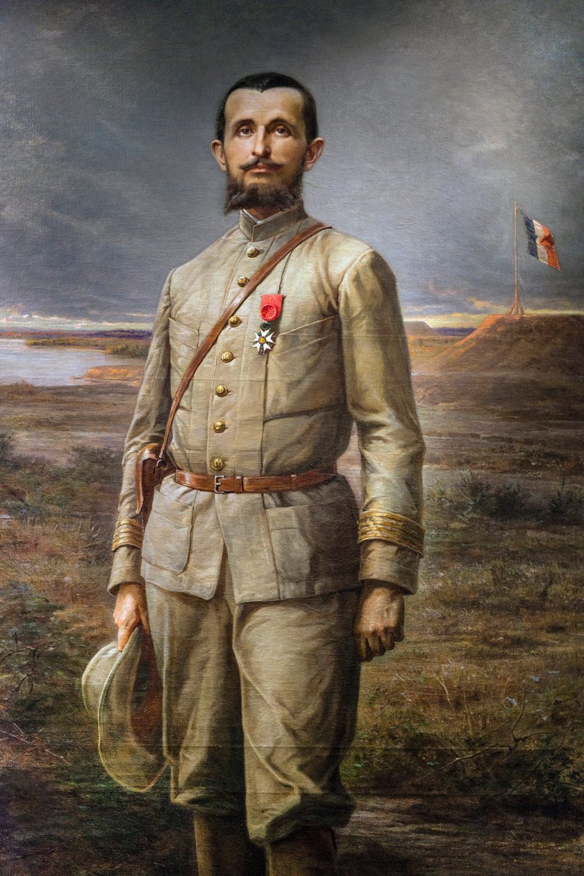 (Detail) „Le commandant Marchand“ von Paul Dominique Philippoteaux