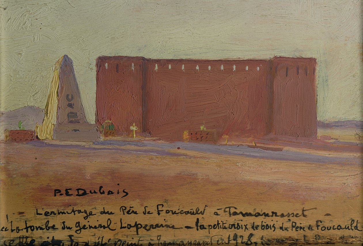 Die Einsiedelei von Pater Charles Eugene de Foucauld (1858-1916) in Tamanrasset von Paul Elie Dubois