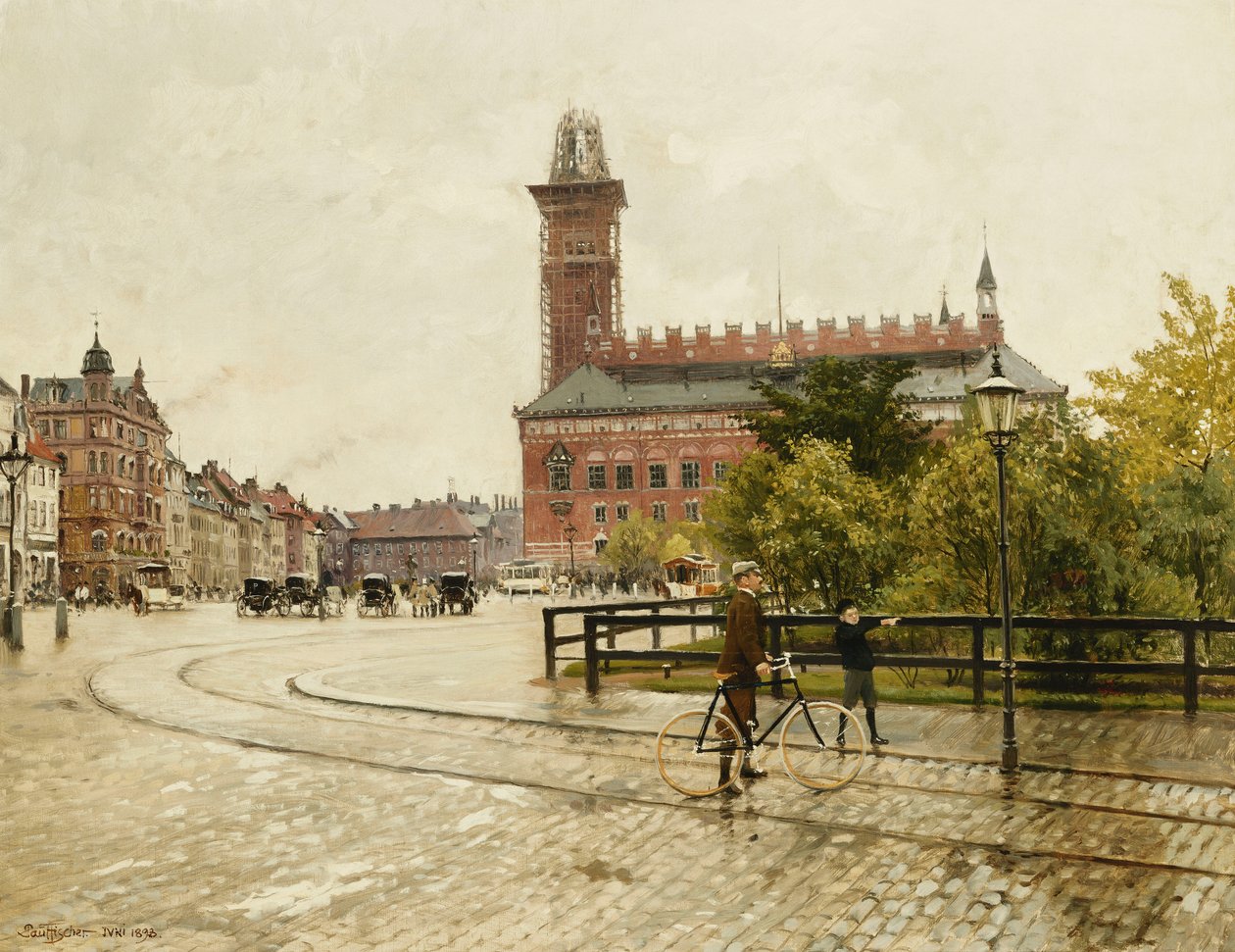 Raadhuspladsen, Kopenhagen, 1893 von Paul Fischer