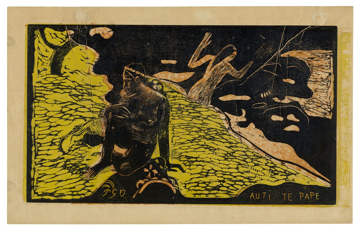 Auti te pape (Frauen am Fluss), aus der Noa Noa Suite von Paul Gauguin