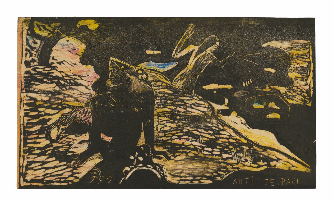 Auti te pape (Frauen am Fluss), aus der Noa Noa Suite von Paul Gauguin