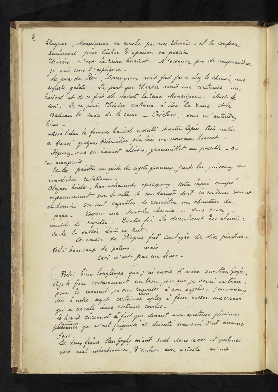 Vorher und Nachher - Beschreibung von Gauguins Aufenthalt bei Vincent van Gogh in Arles (S. 8) von Paul Gauguin