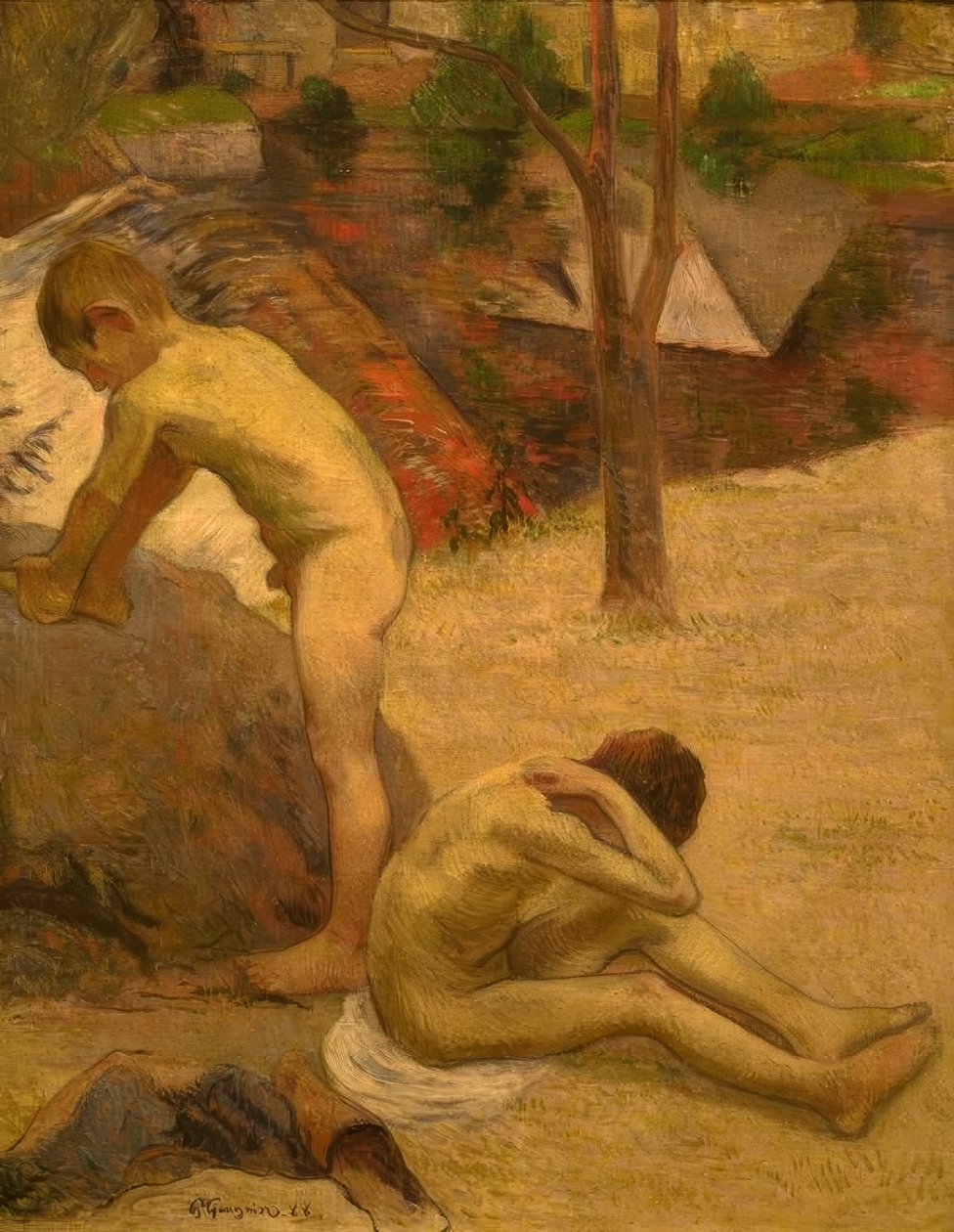 Badende bretonische Knaben von Paul Gauguin