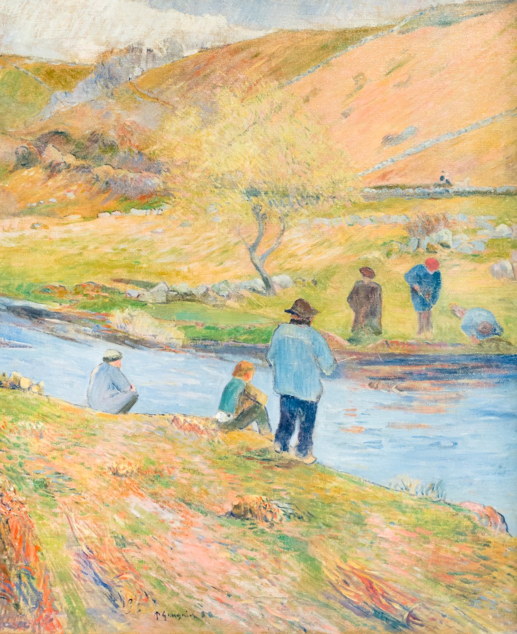 Bretonische Fischer von Paul Gauguin