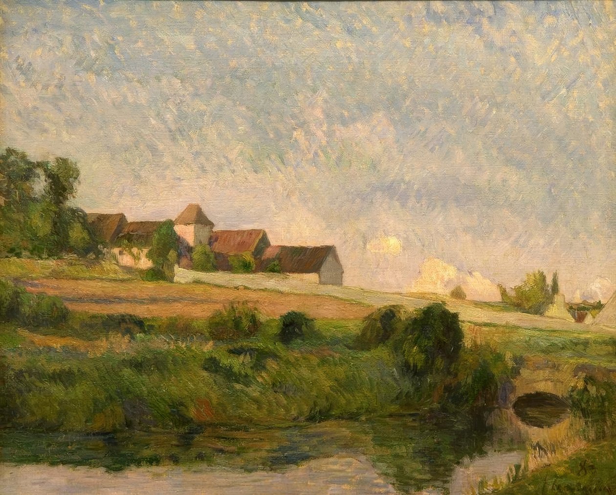 Das Gehöft La Groue, Osny von Paul Gauguin