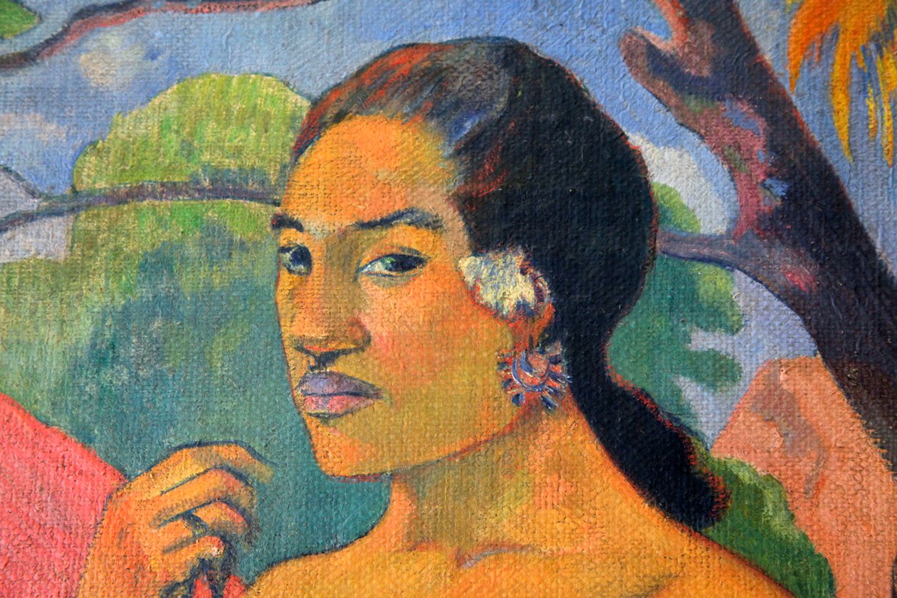 Eu haere ia oe Frau mit einer Frucht. Wohin gehst du, 1893 von Paul Gauguin
