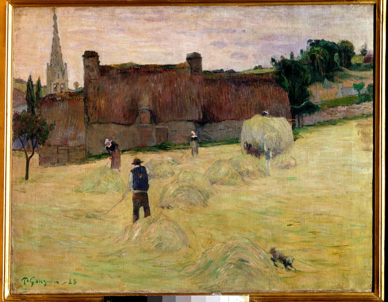 Heu in der Bretagne. Gemälde von Paul Gauguin (1848-1903) 1888 Paris, Musée d