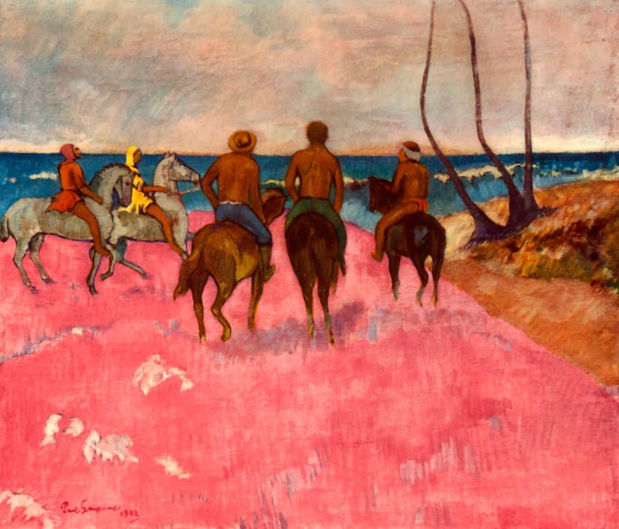 Reiter am Ufer, 1902 von Paul Gauguin