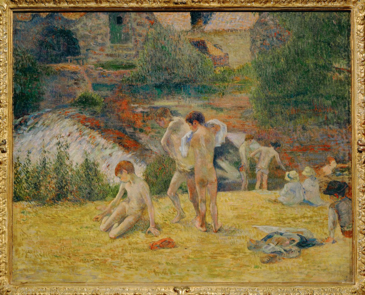 Jeunes Bretons au bain von Paul Gauguin