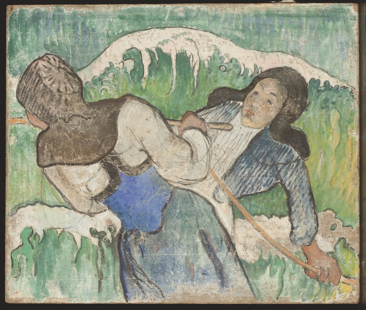 Les Pêcheuses de goëmon, ca. 1888-90 von Paul Gauguin
