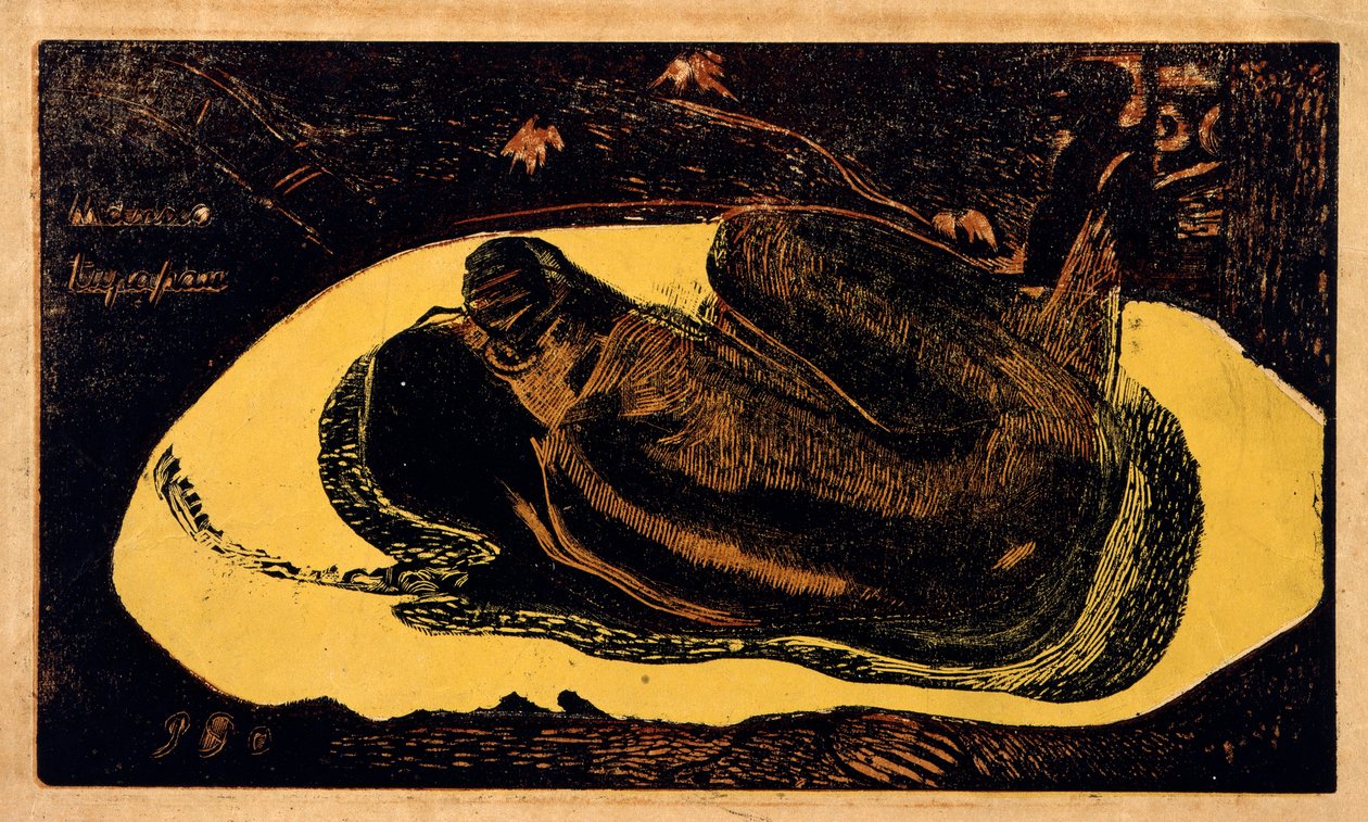 Manao Tupapau Geist der Toten schaut zu, 1893-1894 von Paul Gauguin
