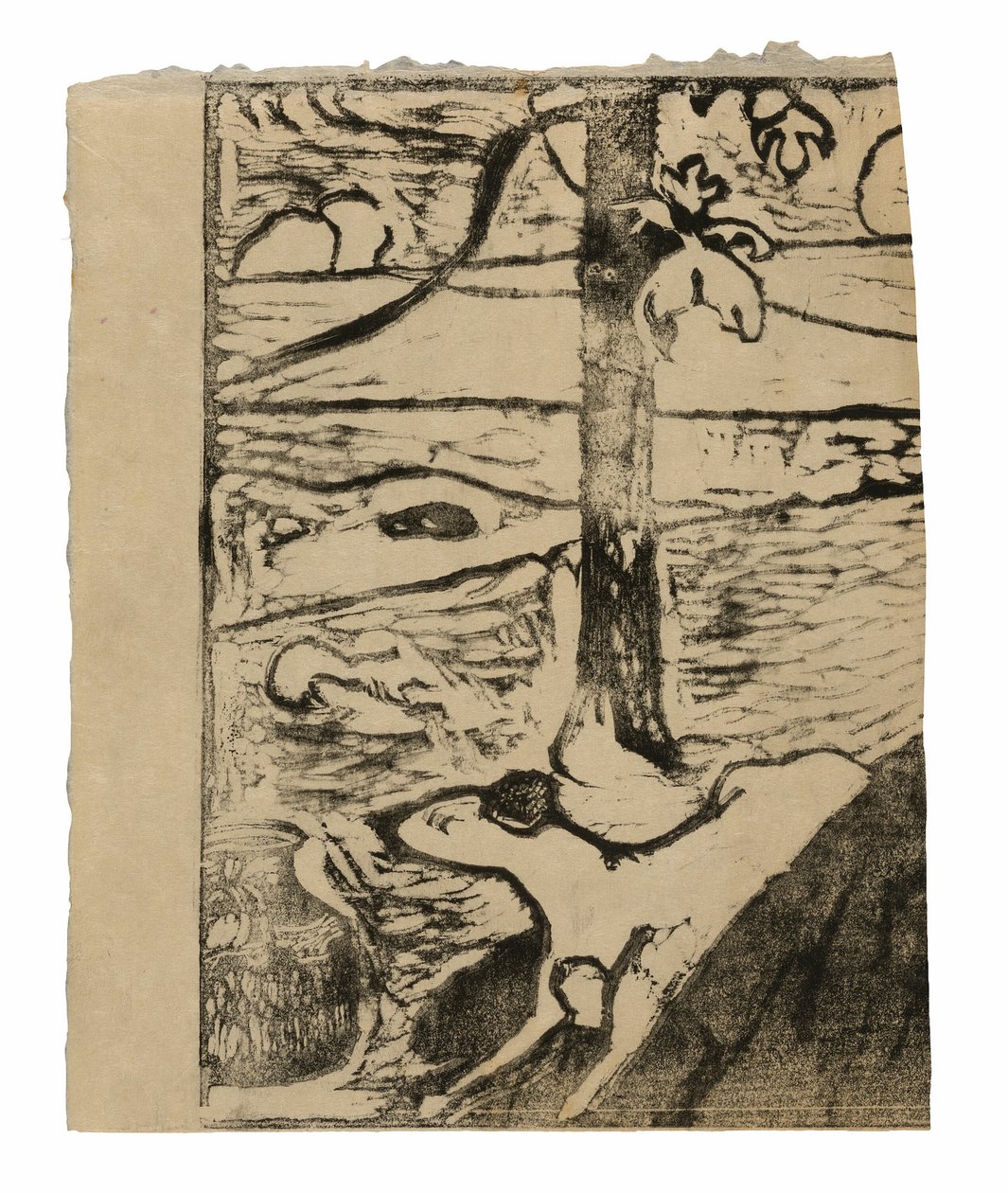 Manao tupapau (Sie denkt an den Geist oder der Geist denkt an sie) von Paul Gauguin