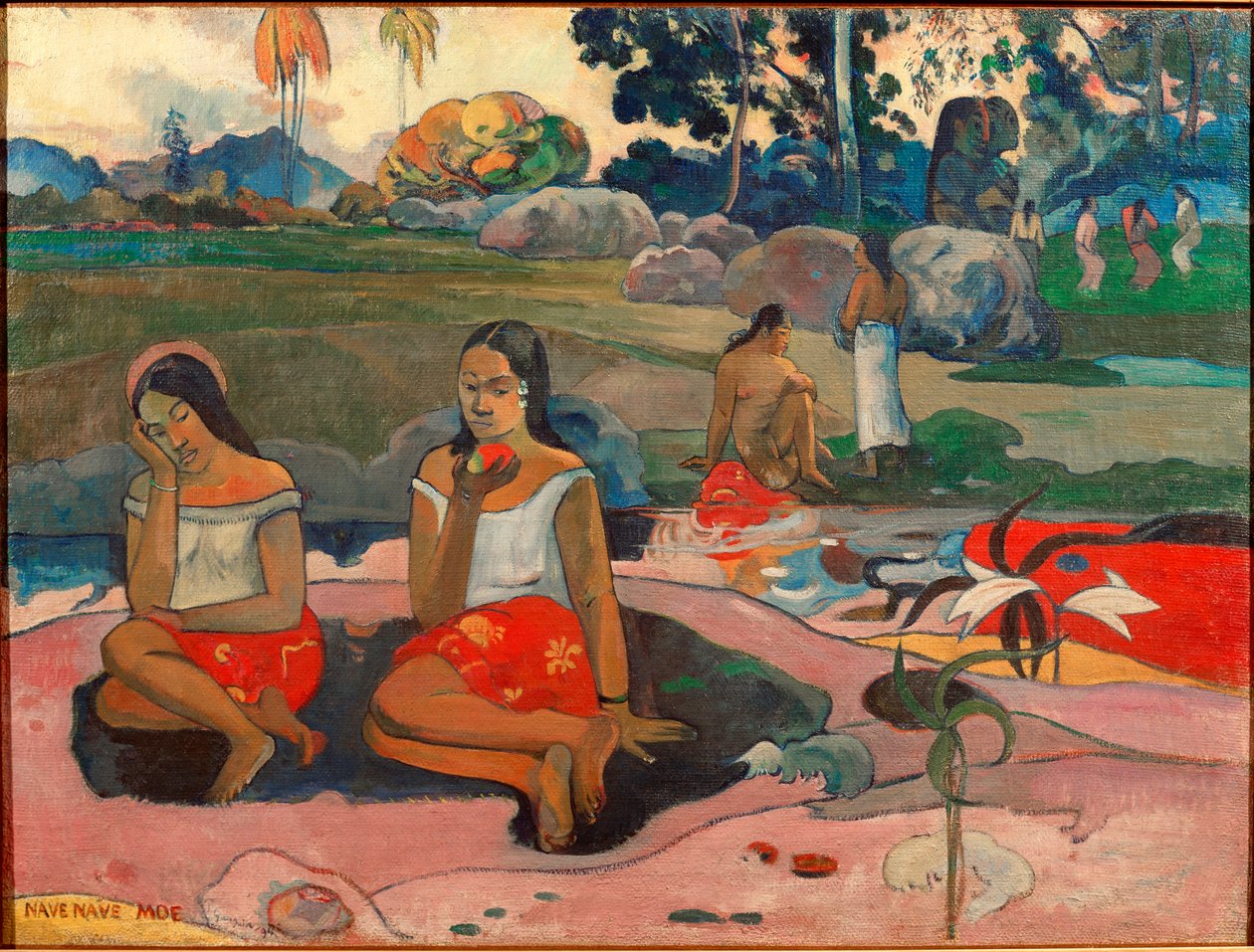 Nave nave moe (Die süßen Träume) Gemälde von Paul Gauguin von Paul Gauguin