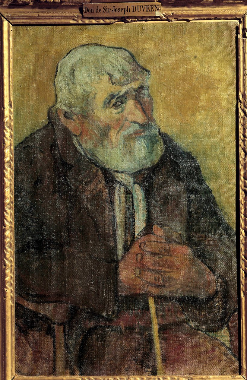 Alter Mann mit Stock von Paul Gauguin (1848-1903) 1890 von Paul Gauguin
