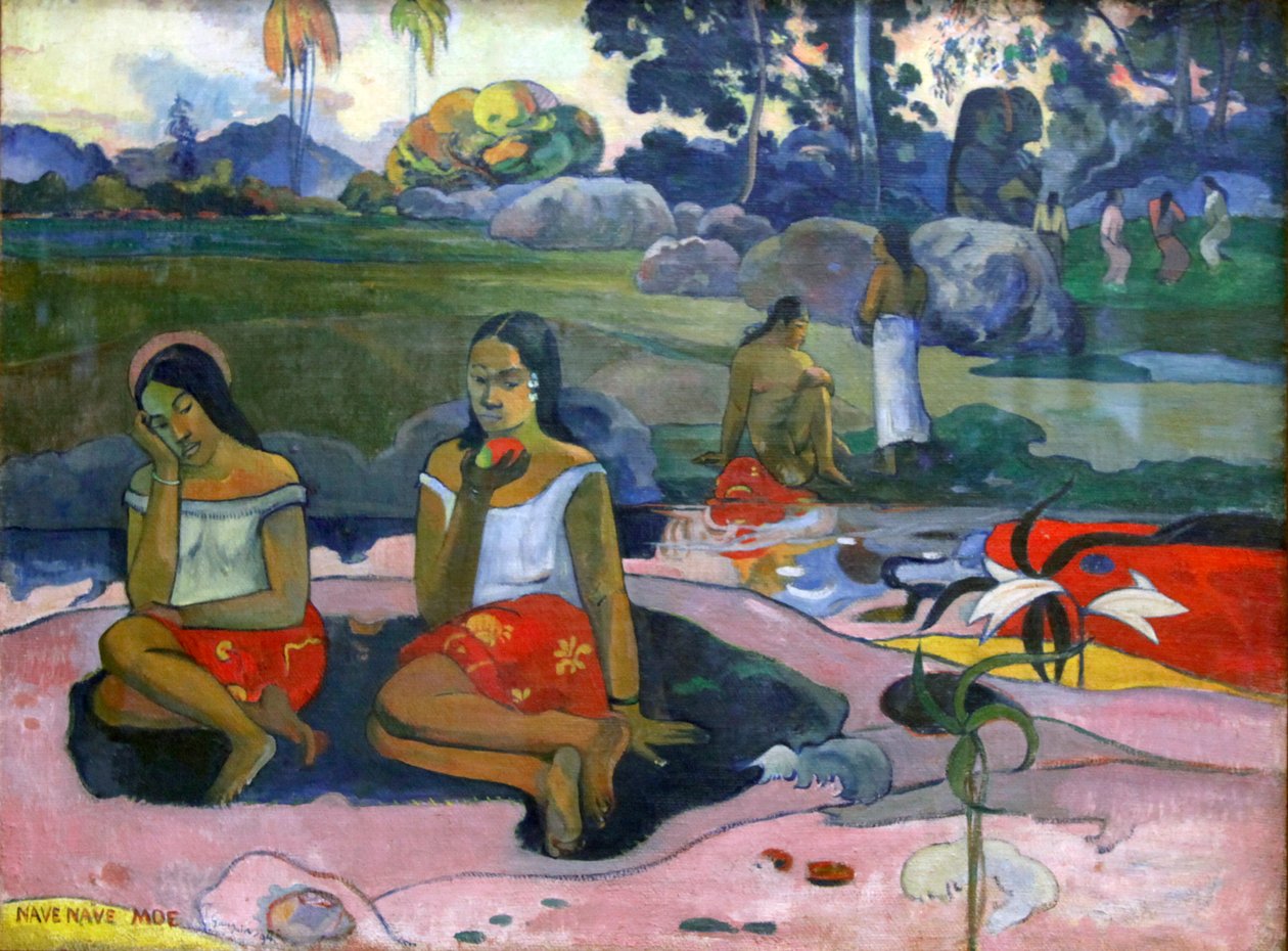 Heilige Quelle: Süße Träume Nave Nave Moe, 1894 von Paul Gauguin