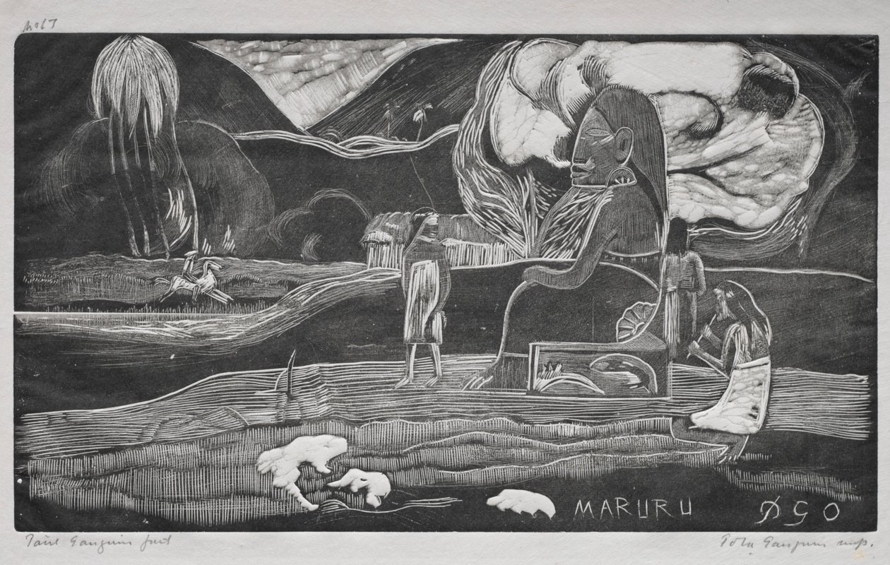 Tahitianische Serie: Anbetung von Paul Gauguin