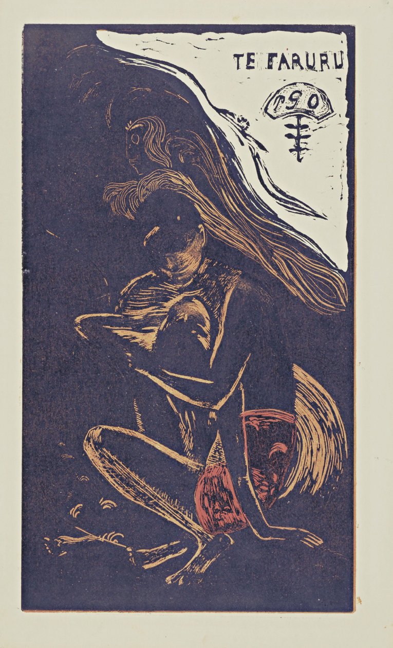 Te Faruru Hier machen wir Liebe aus der Serie Noa Noa, 1893-1894 von Paul Gauguin
