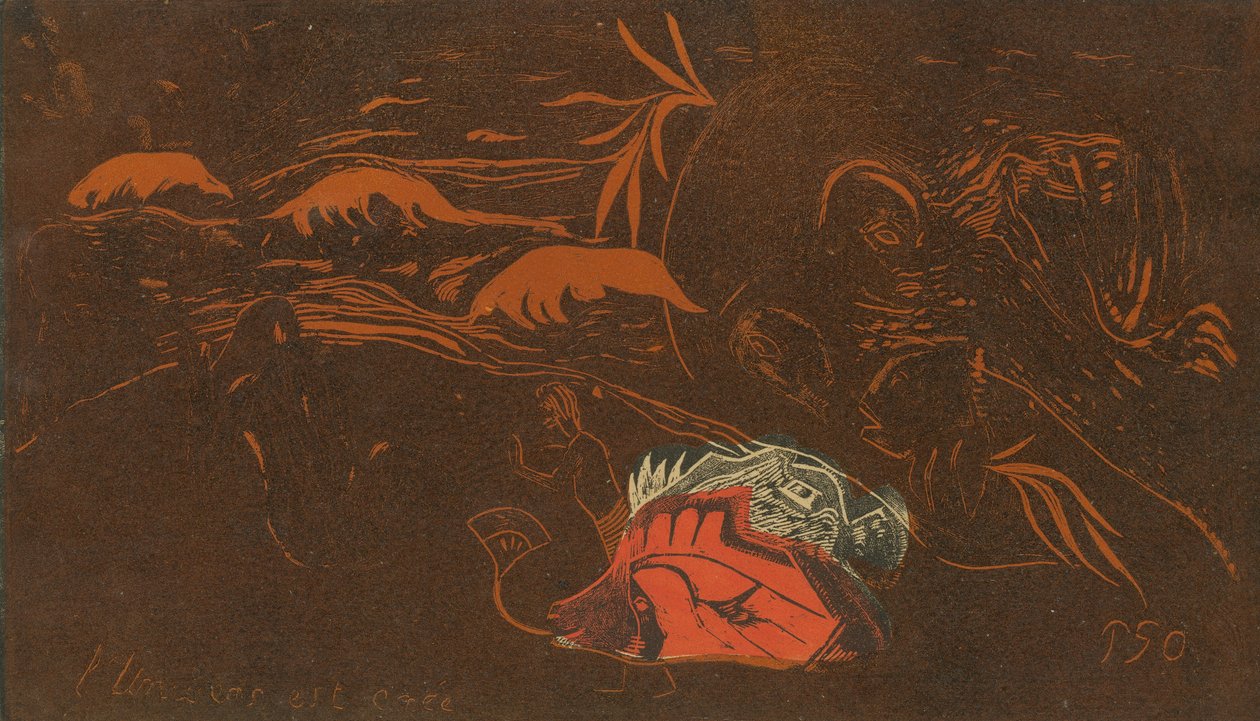 Das Universum wird erschaffen von Paul Gauguin
