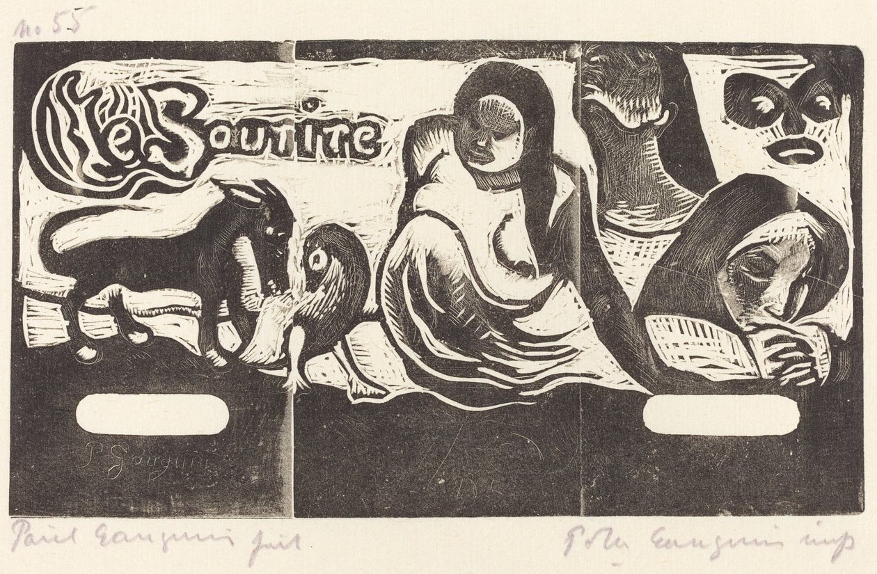 Titelblatt für "Le Sourire" von Paul Gauguin