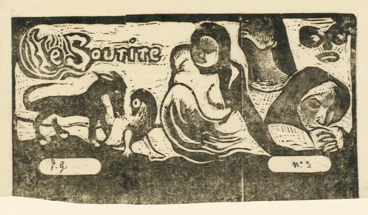 Titelseite für "Le Sourire" von Paul Gauguin
