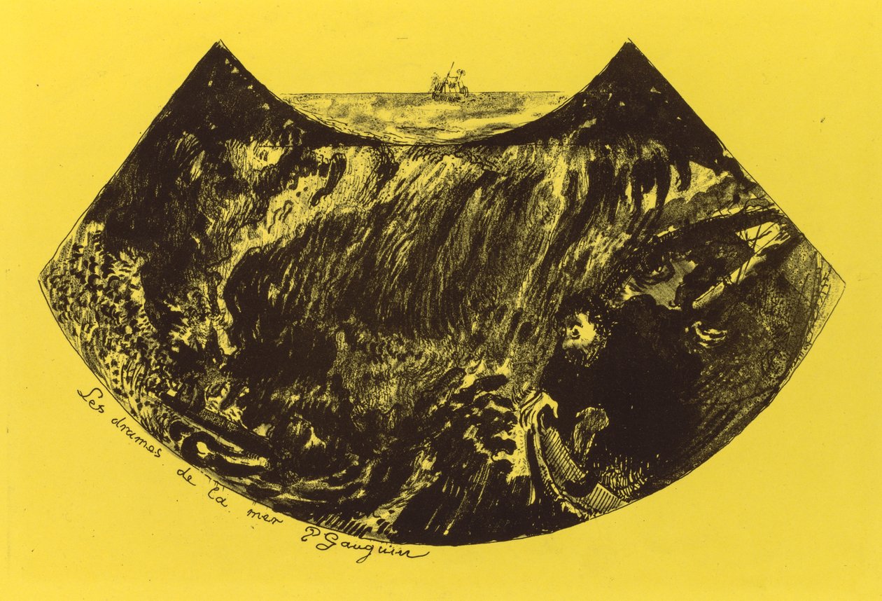 Volpini-Suite: Dramen des Meeres (Les Drames de la Mer) von Paul Gauguin