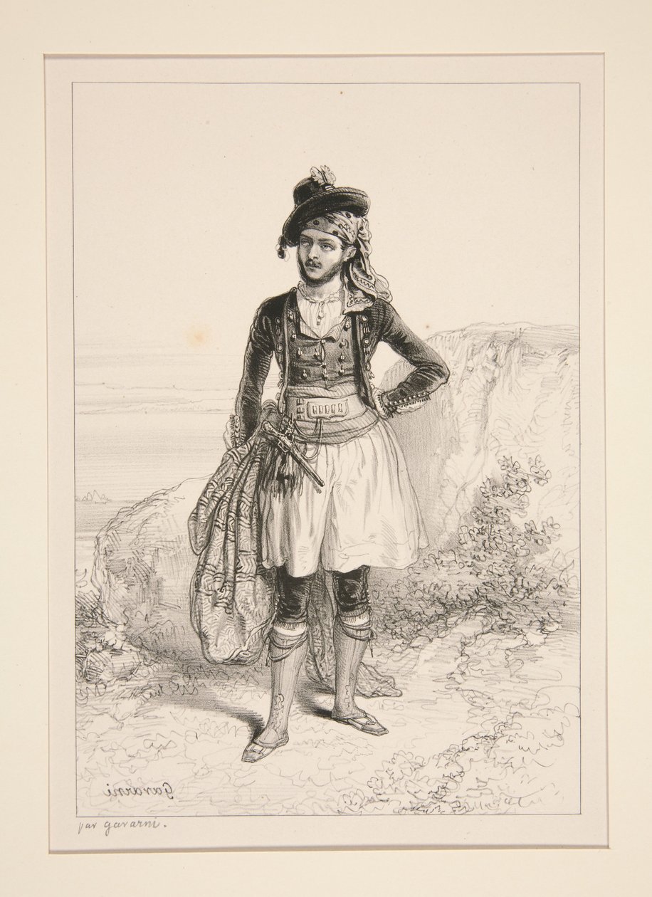 (Spanischer Schmuggler) von Paul Gavarni