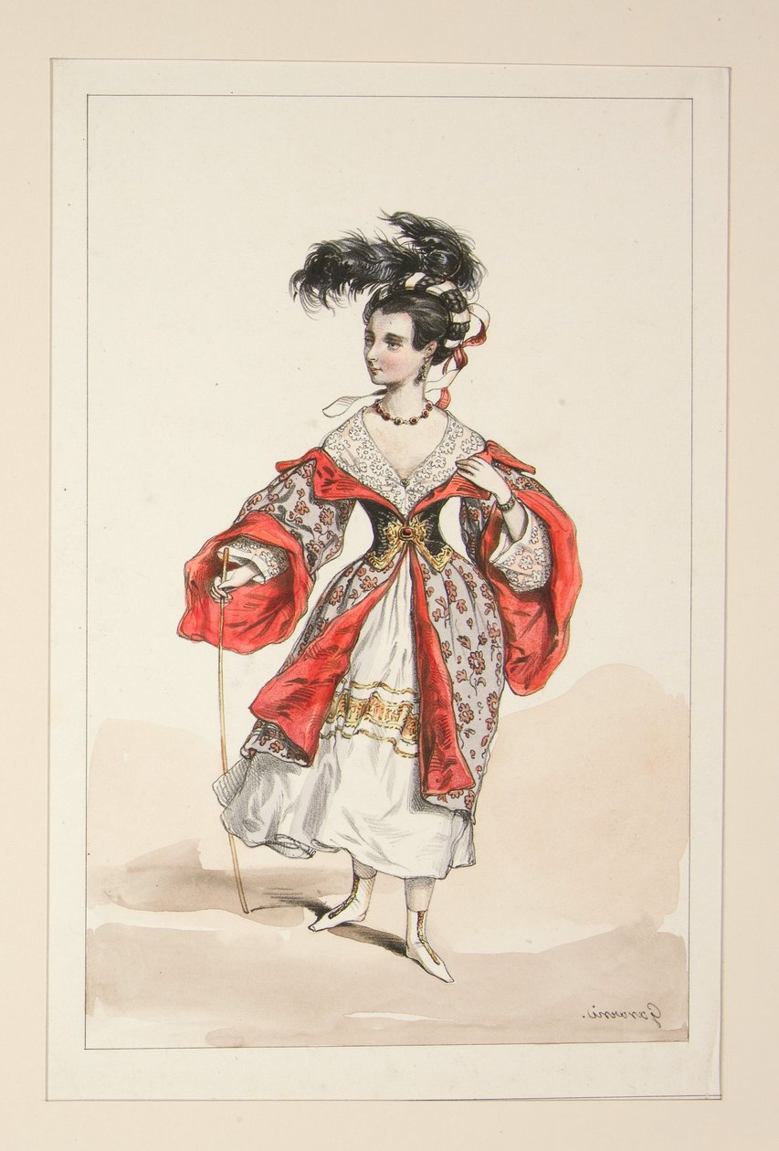 Tunika und Seidenkleid von Paul Gavarni