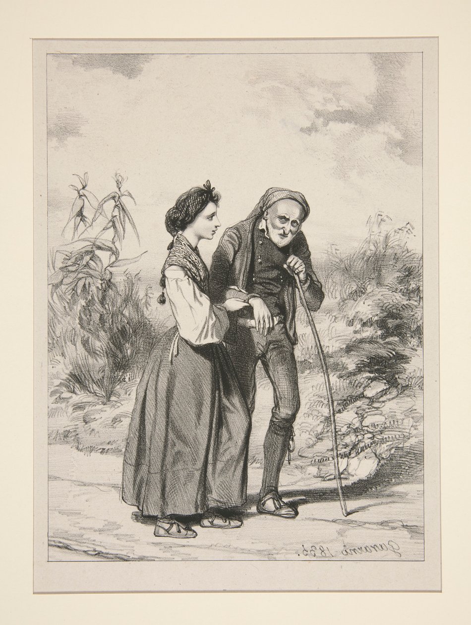 (PIETE FILIALE.) von Paul Gavarni