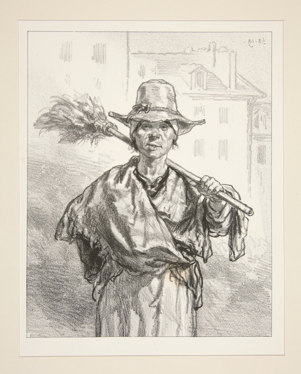 Eine Figur in den Balletten von Paul Gavarni