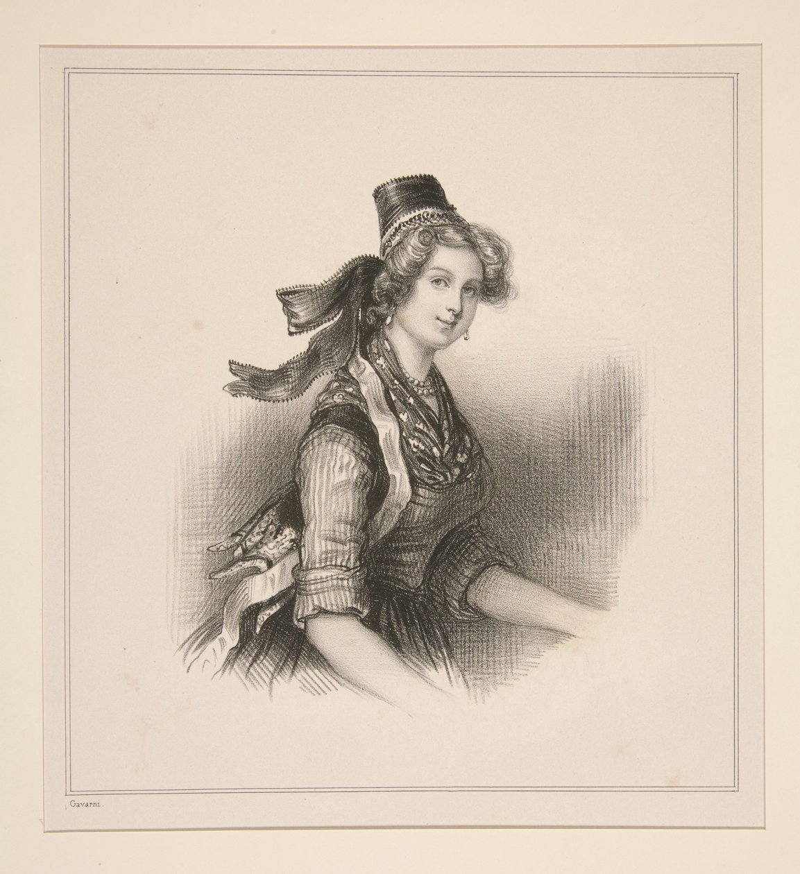 Bavaroise von Paul Gavarni