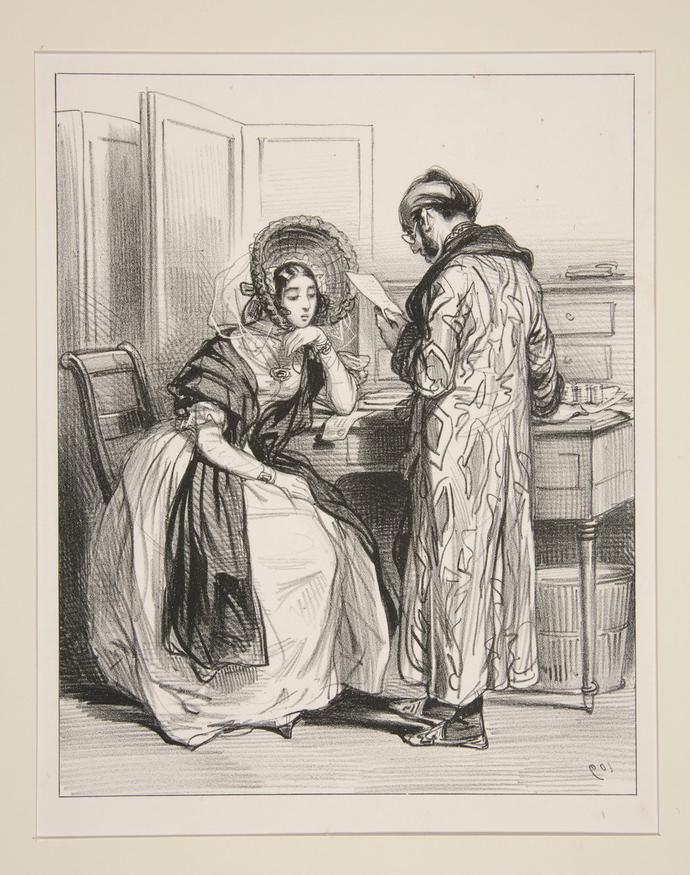 Bordereau von Paul Gavarni