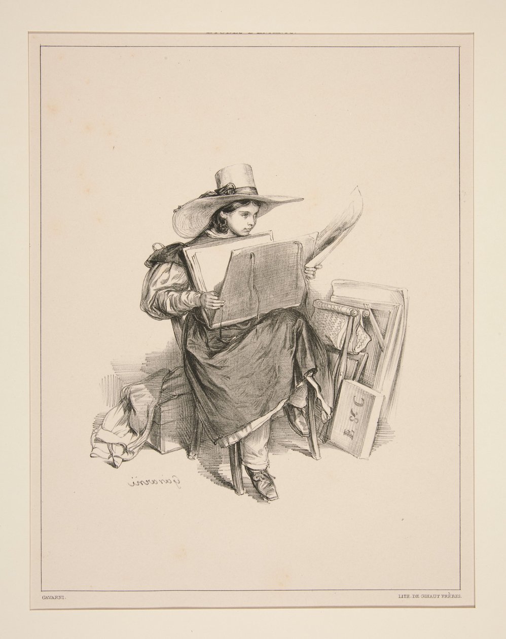 CLOTILDE. von Paul Gavarni