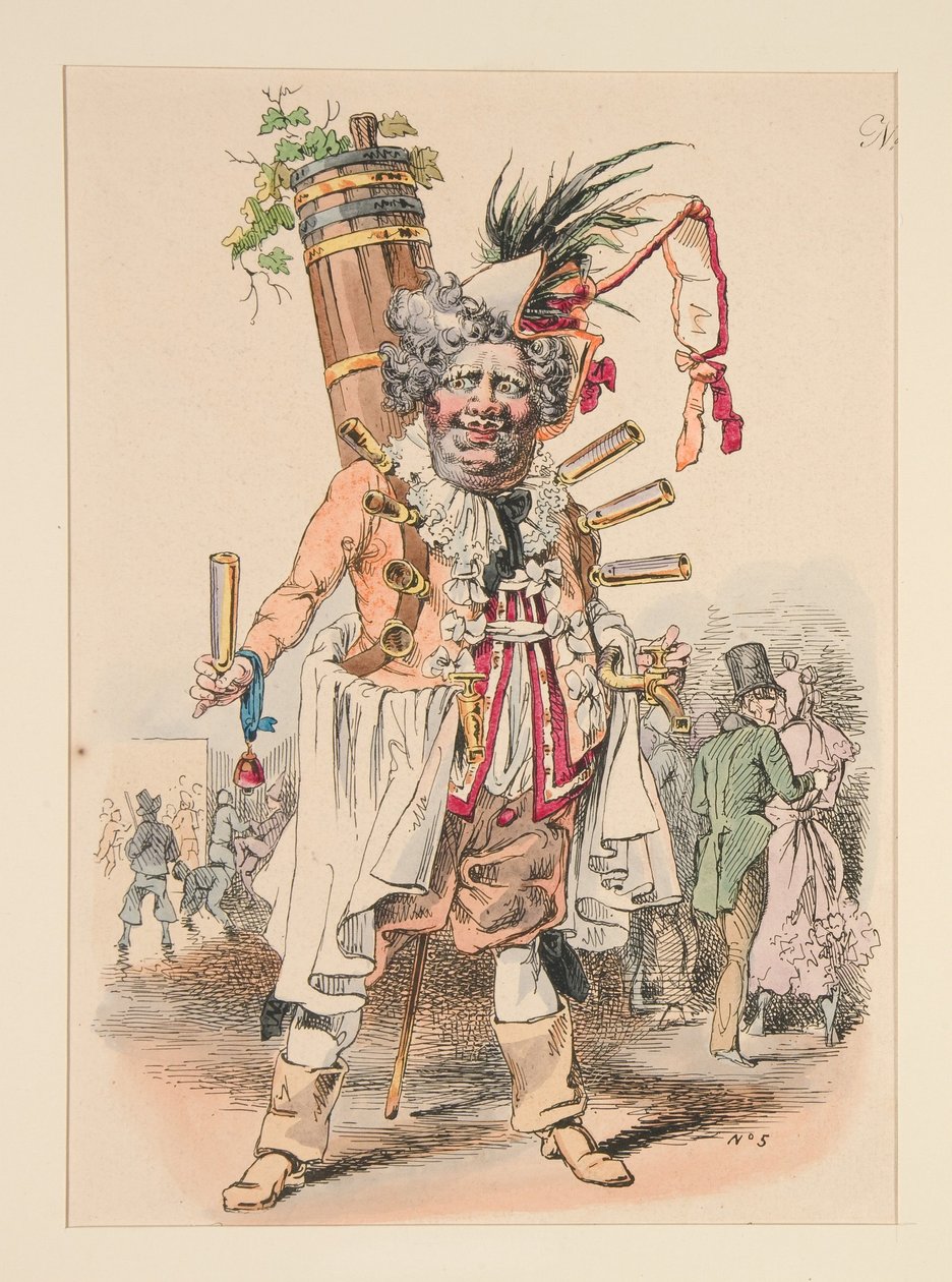 TROSTSPENDER. - Md DE TROST. von Paul Gavarni