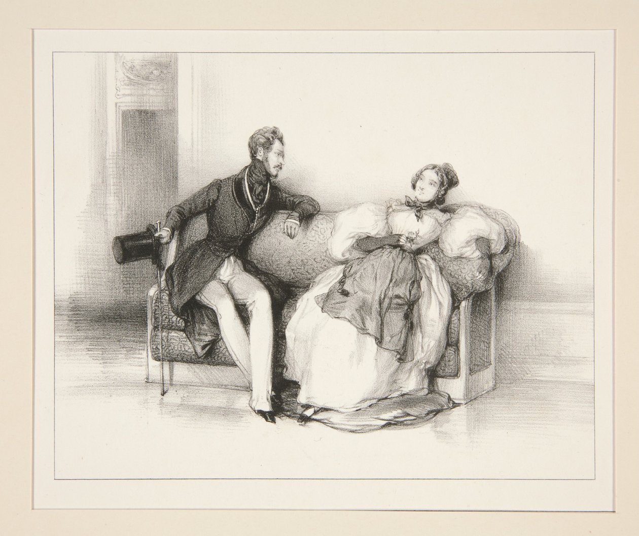 Plauderei von Paul Gavarni