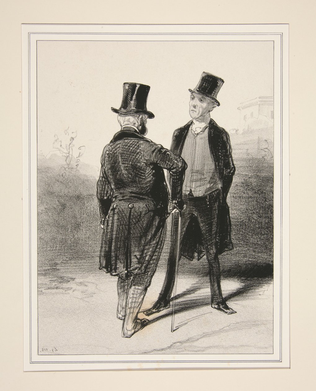Ei! Wahrhaftig, bei Fräulein de Beaupertuis hatte ich die Ehre, Ihre Bekanntschaft zu machen. von Paul Gavarni