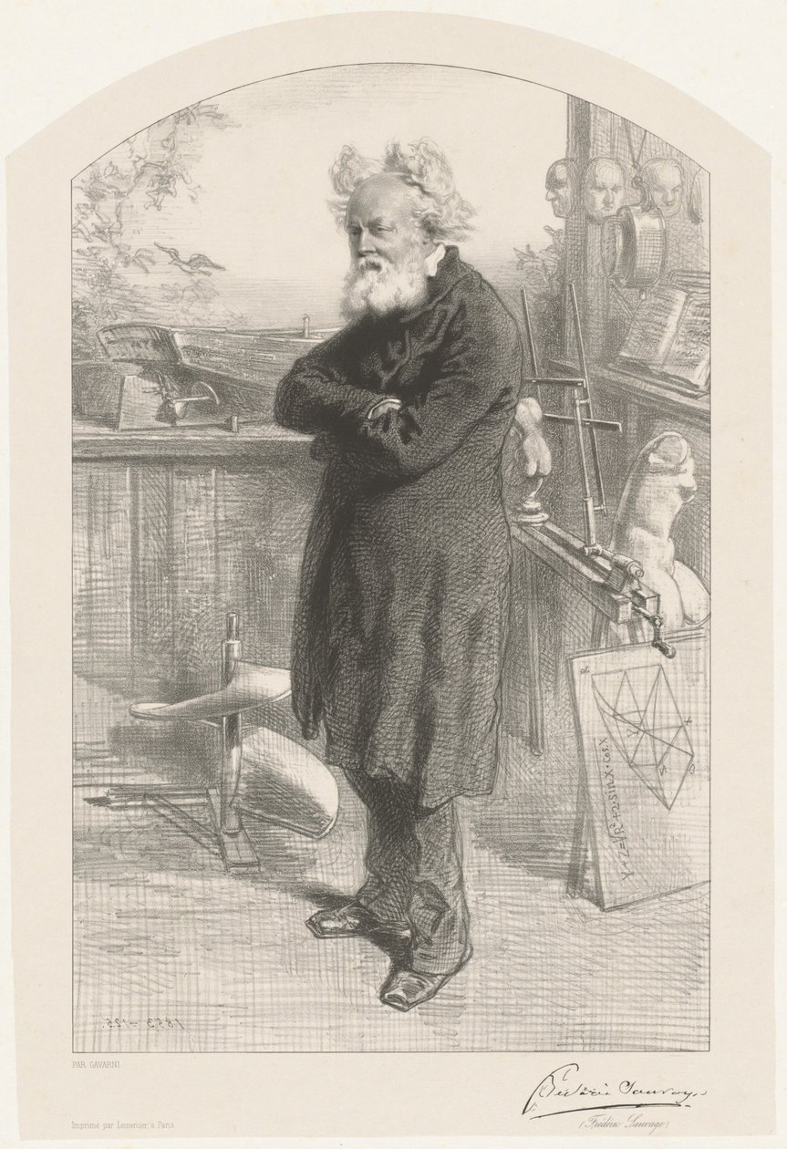 Frédéric Sauvage von Paul Gavarni