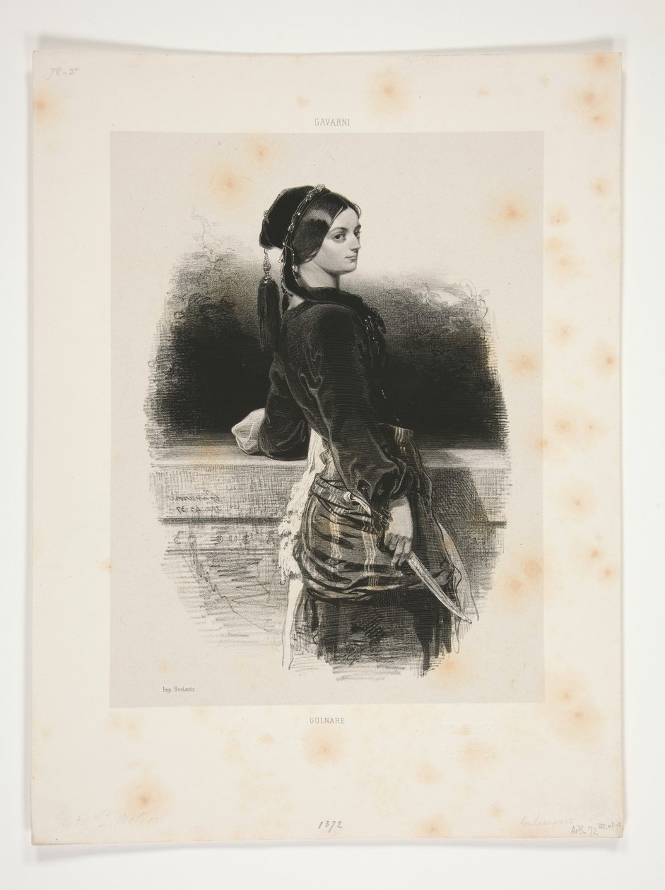 Gulnare (Mlle. Waldor) von Paul Gavarni