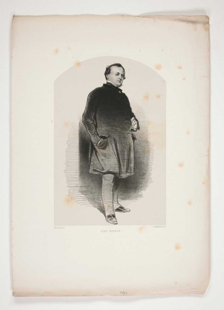 Henri Monnier von Paul Gavarni