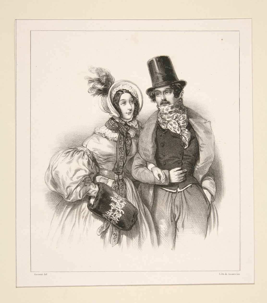 JANUAR von Paul Gavarni