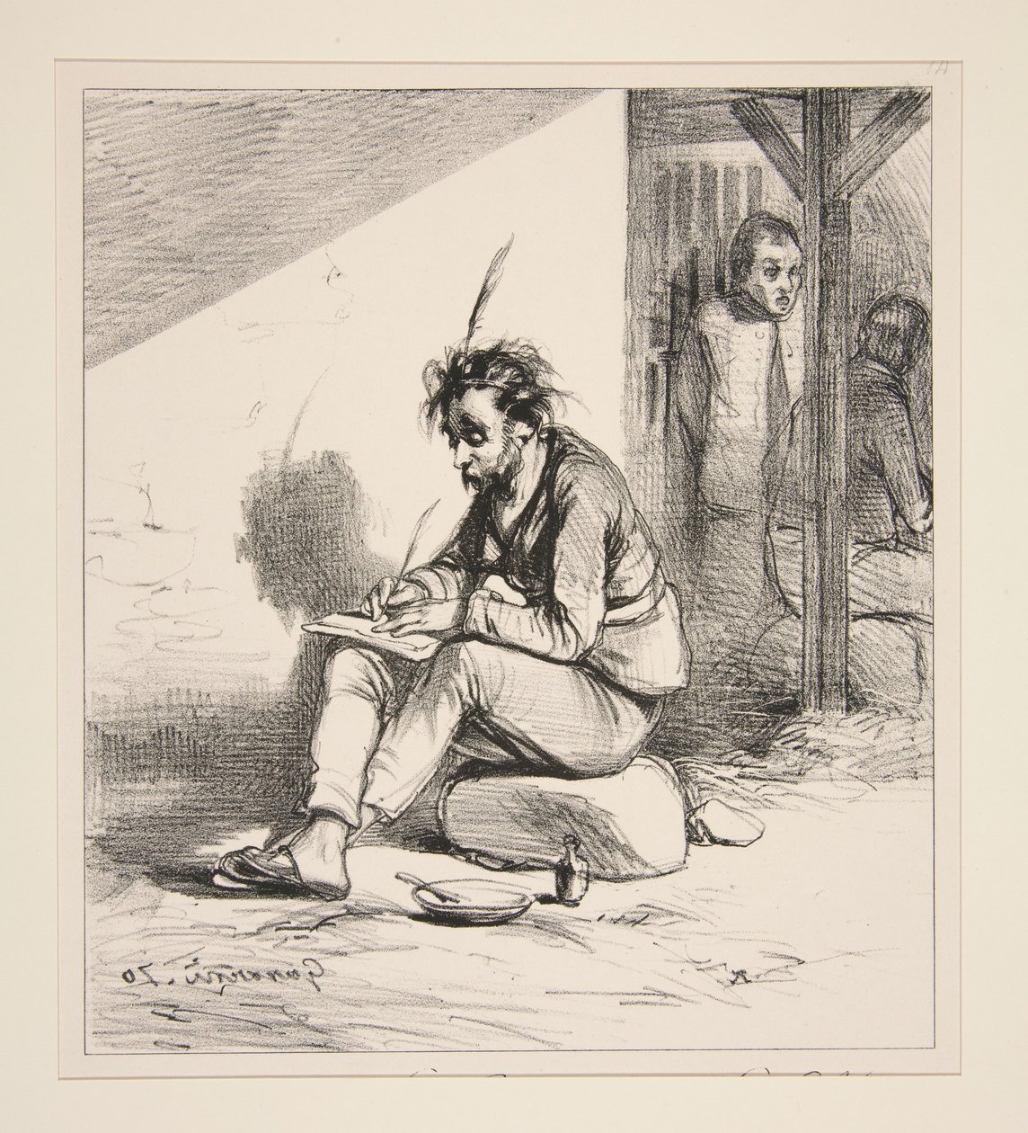 Ich, der Unterzeichnete, König der Batignolles, Prinz von Clichy,... von Paul Gavarni