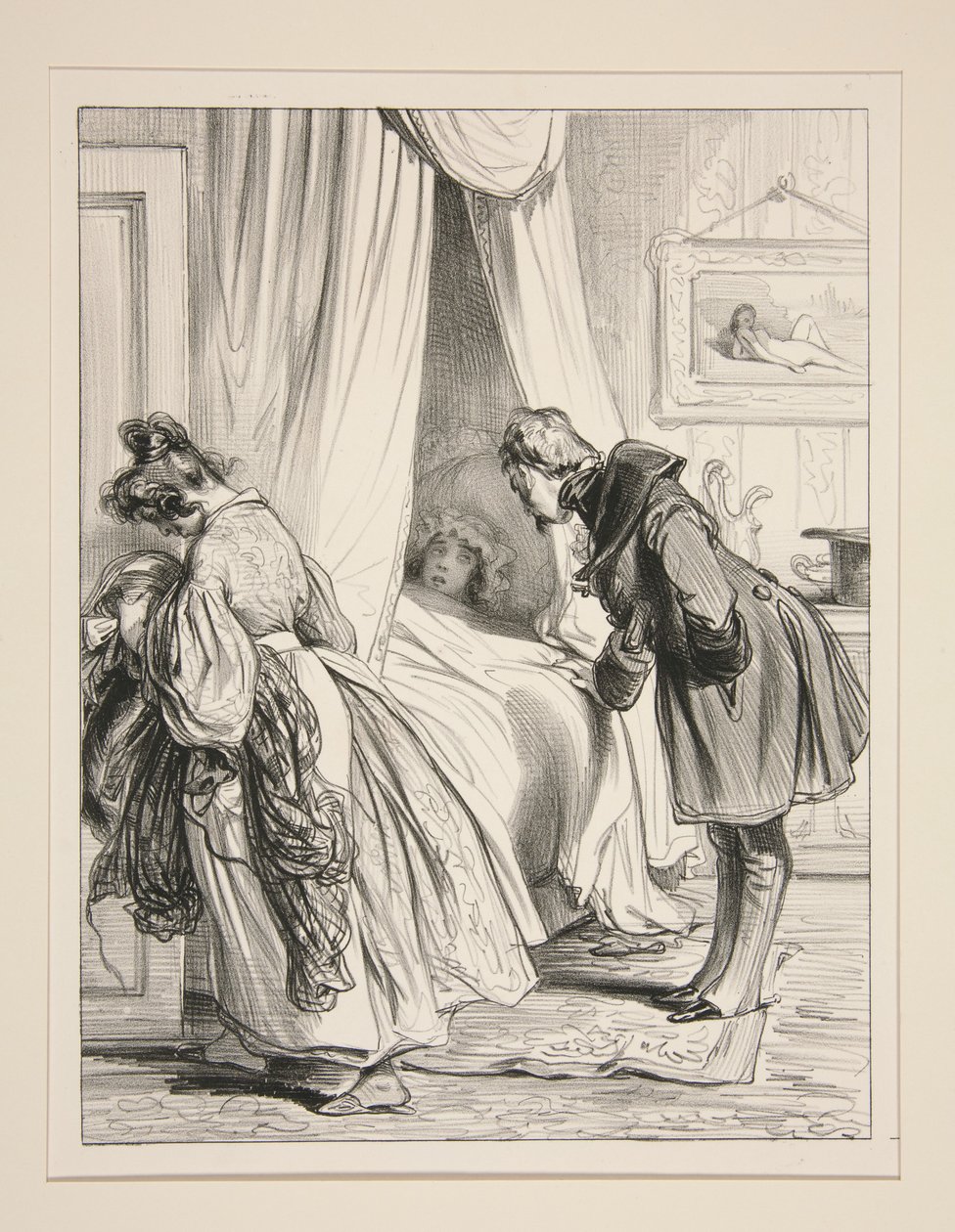 Der Tag nach dem Ball Oh! mein Lieber, ein Fieber! eine Aufregung... von Paul Gavarni